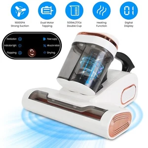Handheld 16Kpa Strong Suction Bed Mattress Mite Removal Vacuum Cleaner with Heat - Picture 1 of 19
