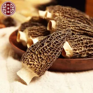 50g YunNan WILD Shangri-La Morel Mushrooms 纯正云南香格里拉羊肚菌 - Picture 1 of 2