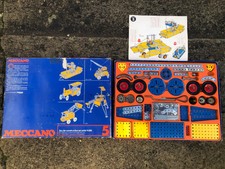 JEU de construction MECCANO  ancien années 80  boite état satisfaisant + notice