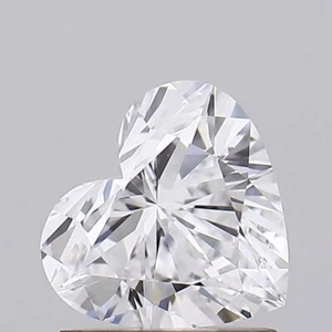 Diamante coração 1,00 ct cultivado em laboratório certificado IGI - Picture 1 of 2
