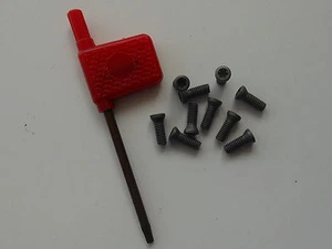New Insert Torx Screw for Carbide Inserts Lathe Tool 4 X 10mm Made in Taiwan - Picture 1 of 4