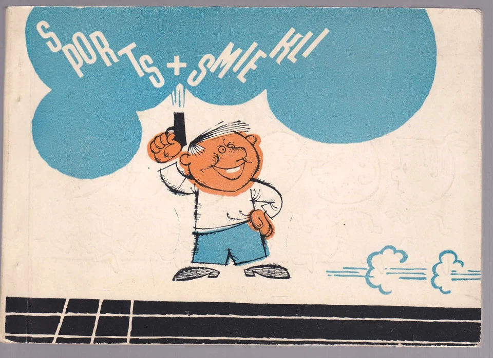 Sport + laughter Latvian caricature Satire Humor 1967 COMIC ALBUM - Image 1 of 4