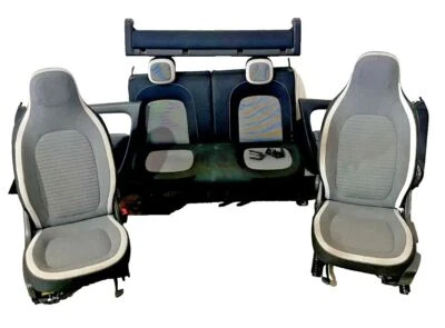 SEATS SEAT BACK SEAT INTERIOR EQUIPMENT VELOUR COMPLETE RENAULT TWINGO 3 III TCE - Image 1 of 4