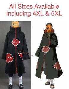 Masque facial à manches longues Naruto Itachi Uchiha anime cosplay manteau résine