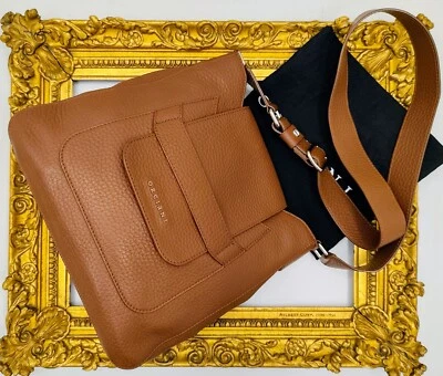 ORCIANI DAMA SOFT GRANDE PELLE MARTELLATA Brown Carob Excellent Condition - Image 1 of 4