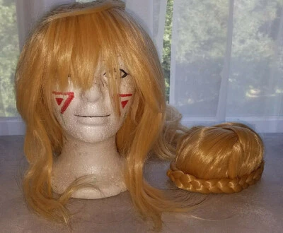 Peluca Cosplay Fate Stay Night Saber Altria Pendragon Foto 1 de 4