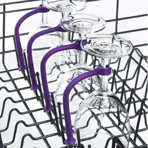 Stemware saver flexible dishwasher set of 4 for Wine Glasses Glassware8613 - Picture 1 of 8