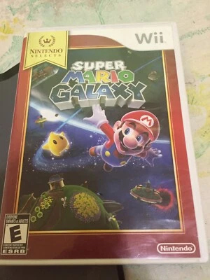 Super Mario Galaxy (Nintendo Wii, 2007) Nintendo Selects Complete  - Image 1 of 3