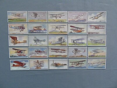 Murray Set of 25 Types of Aeroplanes 1929 - Very Good - Image 1 of 4