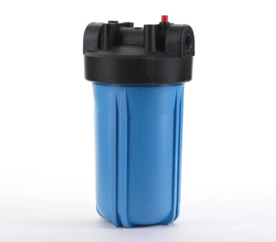 Hydronix HF45-10BLBK34PR Water Filter Housing NSF listed 10" - 3/4" Ports w/ PR - Image 1 of 3