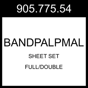 IKEA BANDPALPMAL Sheet Set White Full/Double 905.775.54 - Picture 1 of 4