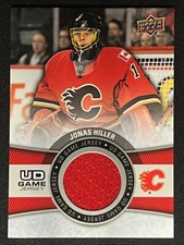 JONAS HILLER 2015-16 Upper Deck Series 1 Game Used Jersey #GJ-JH | Flames