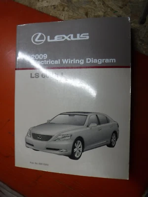 Lexus LS 600H L 2009 diagramas de cableado eléctrico originales de fábrica servicio manual Foto 1 de 4