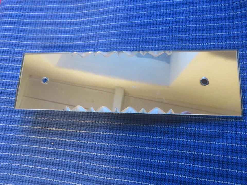  Plaque de propreté bisautée Verre Miroir Glace Porte d' intérieur Décoration - Photo 1/1