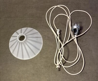 Lámpara colgante de vidrio vintage Ikea HÅVE minimalista Foto 1 de 4