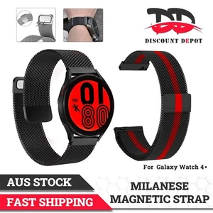Milanese Magnetic Watch Band Strap Loop For Samsung Galaxy 4 Classic 40/44/42/46 - Picture 1 of 16