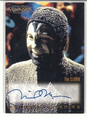 Star Trek Voyager Profiles Autograph Card #A17 Michael McKean as The Clown - Image 1 of 2