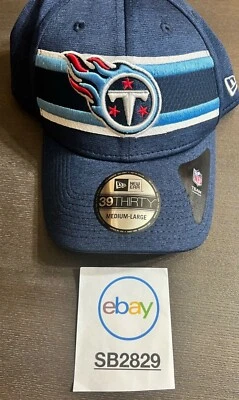 NFL|Tennessee Titans| New Era NFL 39THIRTY Flex Hat - Blue| Sz. M-L|NWT| - Image 1 of 4