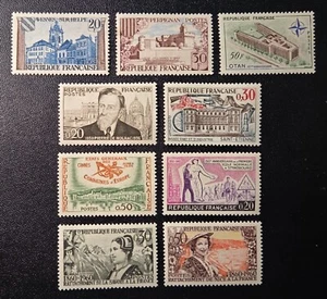 4795-FRANCE - SCOTT# 935-936, 937, 950, 951, 956, 957-958, 964 - MNH - CAT $3.85 - Picture 1 of 1