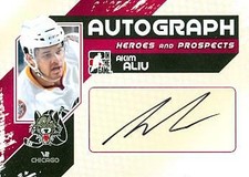 Akim Aliu autographed Hockey Card 2011 In The Game Heroes and Prospects #A-AA