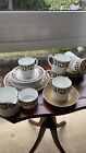 1970s WEDGWOOD SUSIE COOPER OLD GOLD KEYSTONE AFTERNOON TEA SET 6 X CUPS