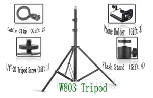 4 Geschenkständer Clip Schraubenhalter/Pro Blitz Regenschirm Softbox Lichtständer Stativ - Bild 1 von 8