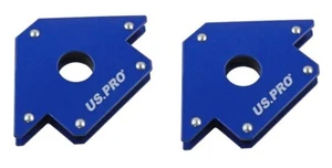 US PRO Welding Magnet X2 50lb Right Angle Square Holder Soldering Welder 6791 - Picture 1 of 3