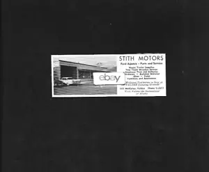 FORD MOTOR COMPANY OF VALDEZ,ALASKA STITH MOTORS 1959 AD - Picture 1 of 1