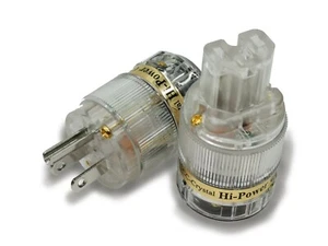 IeGO 8095-Ag Pure Silver Hi-End Power Plug and IEC Connector (10% off) - Picture 1 of 4