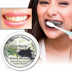 Dentifricio puro organico puro carbone attivo polvere naturale - Foto 1 di 12