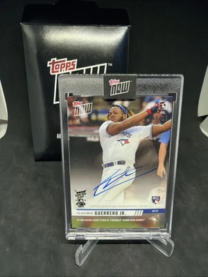 2019 Topps Now Vlad Vladimir Guerrero Jr RC Auto /99 Home Run Derby Rookie - Image 1 of 2