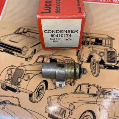 AC Ace Aston Bentley MK VI Jaguar XK120 XK140  MK V NOS Lucas ignition condenser - Image 1 of 4