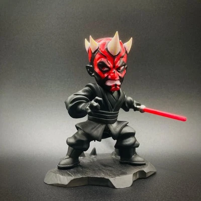 Custom 3D Printed Darth Maul Chibi Figurine - Image 1 of 4