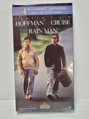 Rain Man VHS Dustin Hoffman Tom Cruise 1989 Release Brand New Factory SEALED - Image 1 of 4