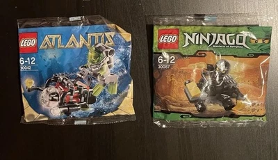 LEGO NinjaGo & Atlantis Polybags - Mini Sub/Quad + 2 Mini Figures - 30042/30087 - Image 1 of 2