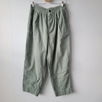 madewell womens Corduroy Pull-On Tapered Pants size M frosted sage - Image 1 of 4