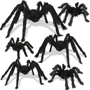 Halloween Spider Decorations, 6 Pack Giant Spider Outdoor Decorations for Hal... - Bild 1 von 7