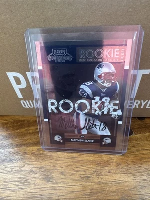 2008 Playoff Contenders Matthew Slater  #213 Rookie Autograph - Image 1 of 2