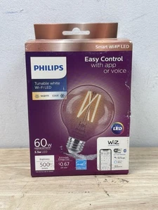 Philips Smart Vintage Edison LED Bulb 60W Equivalent, Tunable White 2700K, Bluet - Picture 1 of 1