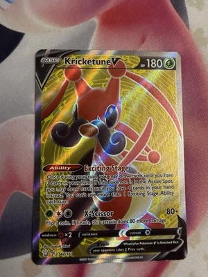 Kricketune V (Full Art) 142/163 Swsh05: Battle Styles Holo NM - Image 1 of 3
