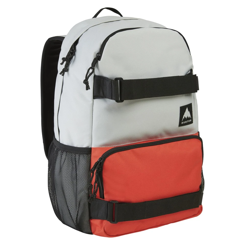 Mochila Burton Treble Yell 21L, Gris Nube/Rojo Fiesta Foto 1 de 1