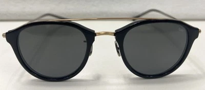 Eyevan 7285 Gold Black Sunglasses 49 24 148 Made In Japan - Image 1 of 4
