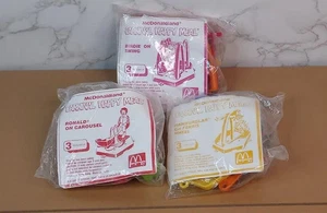 Vintage McDonaldland Carnival 1990 McDonalds Happy Meal Toys * Set of 3 - Picture 1 of 5