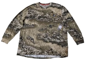 Realtree Mens & Big Mens Excape Camouflage Long Sleeve Performance Shirt 3XL - Picture 1 of 10