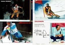 7 AUTOGRAFI SCI-Gros-Rocca-Accola-Belmondo-Valbusa-De Zolt-Magoni