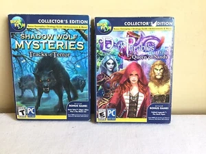 New Mixed Lot Of 2 Big Fish Dark Parables Queen Of Sand Shadow Wolf Mysteries - Picture 1 of 5