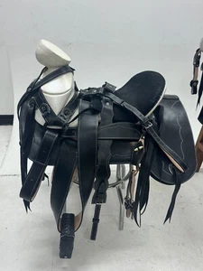 KingSaddle Mexikanischer Leder Pferdesattel / Silla De Montar Estilo Charro - Bild 1 von 4