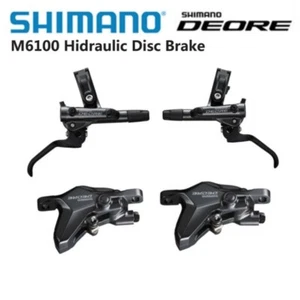 SHIMANO DEORE BR M6100 Disc Brake Set BL-M6100 900/1600 Left Right MTB Bike - Picture 1 of 6