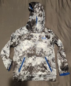 Under Armour Boys Gray Splachi. Pullover Hoodie Youth Small - Picture 1 of 10