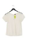 Little Miss Captain Women's Blouse S White Polyamide with Cotton Basic